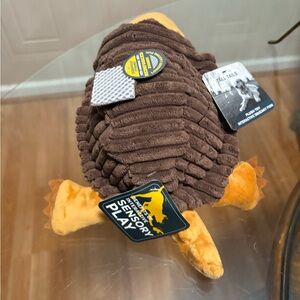 Tall Tails Very Durable Dog Squeaky Toy Stuffed Armadillo Animal Pet Chew Toys